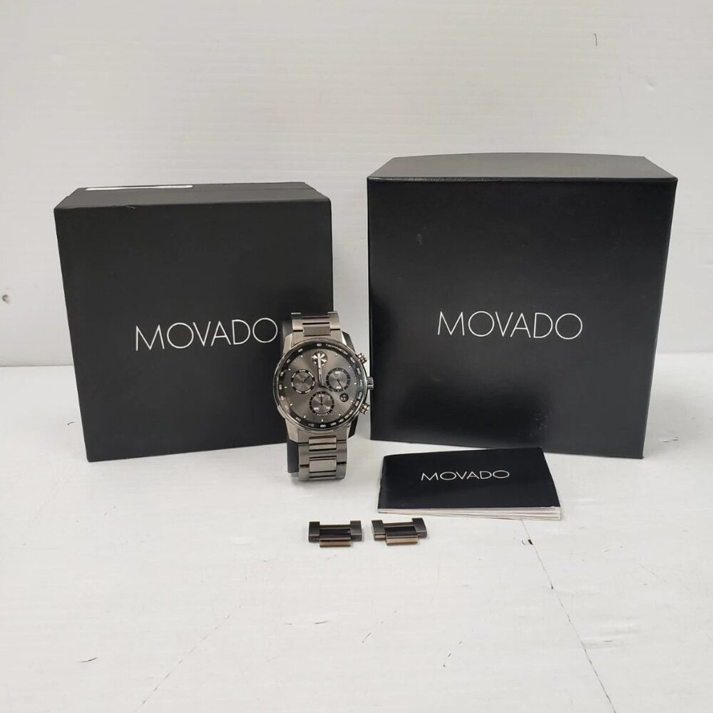 (59272-1) Movado Bold Verso MB01.0.34.6613 Watch